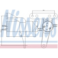 95470 NISSENS Осушитель, кондиционер