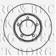 BBD4855 BORG & BECK Тормозной диск