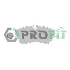 5000-1067 PROFIT Комплект тормозных колодок, дисковый тормоз