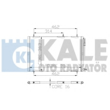 300000 KALE OTO RADYATOR Конденсатор, кондиционер