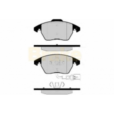 PA1558 BRAKE ENGINEERING Комплект тормозных колодок, дисковый тормоз