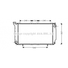 SUA2010 AVA Радиатор, охлаждение двигателя