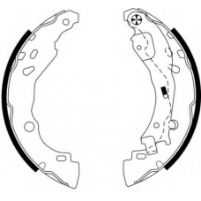 8DB 355 002-751 HELLA PAGID Комплект тормозных колодок