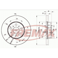 BD-2090 FREMAX Тормозной диск