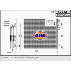 53332 AHE Конденсатор, кондиционер