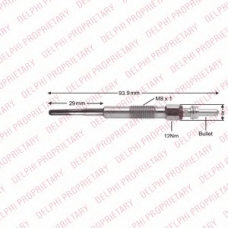 HDS426 DELPHI Свеча накаливания
