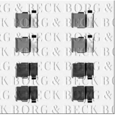 BBK1497 BORG & BECK Комплектующие, колодки дискового тормоза