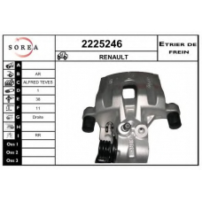 2225246 EAI Тормозной суппорт