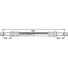 FBH6486 FIRST LINE Тормозной шланг