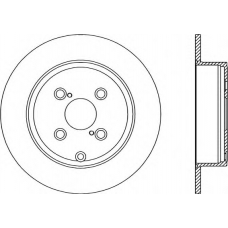 BDR2260.10 OPEN PARTS Тормозной диск