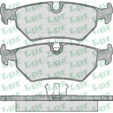 05P418 LPR Комплект тормозных колодок, дисковый тормоз