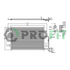 PR 9540C1 PROFIT Конденсатор, кондиционер