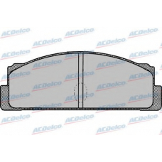 AC058002D AC Delco Комплект тормозных колодок, дисковый тормоз