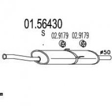 01.56430 MTS Средний глушитель выхлопных газов