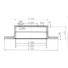 BDC3544 QUINTON HAZELL Тормозной диск