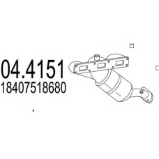 04.4151 MTS Катализатор