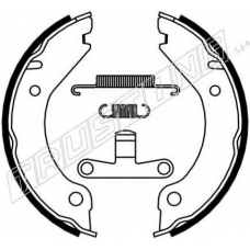 127.267K TRUSTING Комплект тормозных колодок, стояночная тормозная с