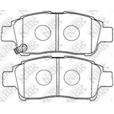 PN1471 NiBK Комплект тормозных колодок, дисковый тормоз