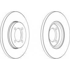 DDF379-1 FERODO Тормозной диск