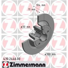 470.2446.00 ZIMMERMANN Тормозной диск