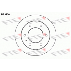 BS3956 FTE Тормозной диск