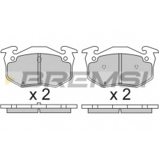 BP2613 BREMSI Комплект тормозных колодок, дисковый тормоз