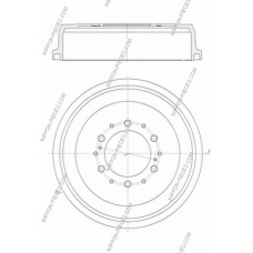 T340A07 NPS Тормозной барабан
