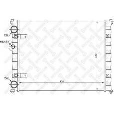 10-26221-SX STELLOX Радиатор, охлаждение двигателя