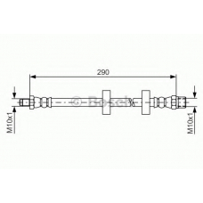 1 987 476 334 BOSCH Тормозной шланг