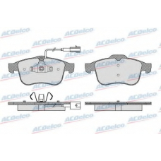 AC05P1612D AC Delco Комплект тормозных колодок, дисковый тормоз