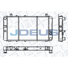 RA0380000 JDEUS Радиатор, охлаждение двигателя