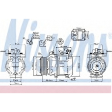 89301 NISSENS Компрессор, кондиционер