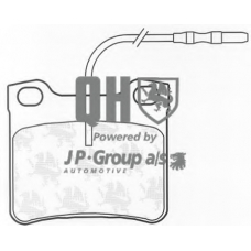 4163701219 Jp Group Комплект тормозных колодок, дисковый тормоз