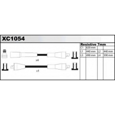 XC1054 QUINTON HAZELL Комплект проводов зажигания