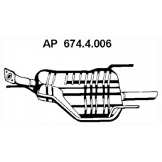 674.4.006 EBERSPACHER Глушитель выхлопных газов конечный