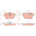 GDB1215 TRW Комплект тормозных колодок, дисковый тормоз