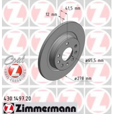 430.1497.20 ZIMMERMANN Тормозной диск