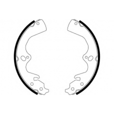 8DB 355 000-461 HELLA Комплект тормозных колодок