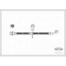 19032675 CORTECO Тормозной шланг