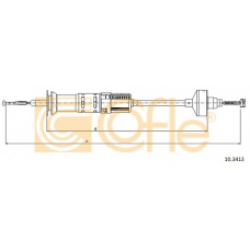 10.3413 COFLE Трос, управление сцеплением