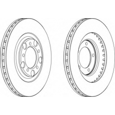 DDF1070-1 FERODO Тормозной диск