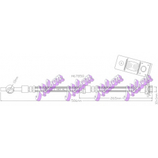 H6785Q Brovex-Nelson Тормозной шланг