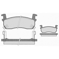 518.0 RAICAM Комплект тормозных колодок, дисковый тормоз