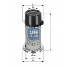 27.227.00 UFI Воздушный фильтр