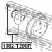 1082-T200R FEBEST Ступица колеса