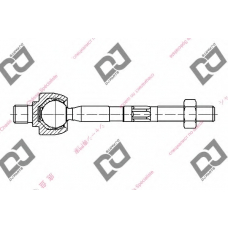 DR1243 DJ PARTS Осевой шарнир, рулевая тяга