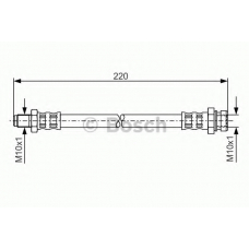 1 987 476 345 BOSCH Тормозной шланг