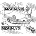 MZAB-LVS FEBEST Подвеска, рычаг независимой подвески колеса