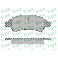 05P1327 LPR Комплект тормозных колодок, дисковый тормоз