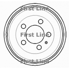FBR801 FIRST LINE Тормозной барабан